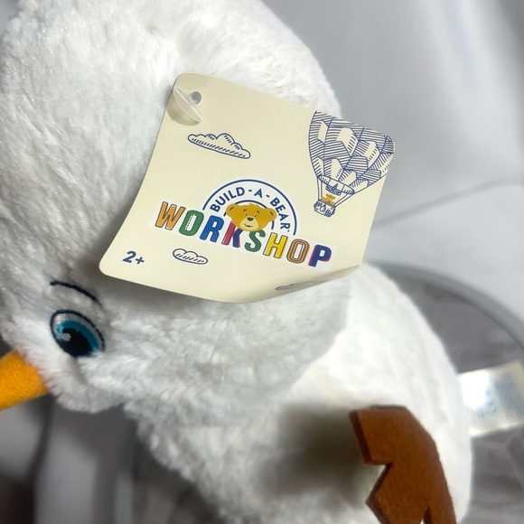 Build A Bear Twin Boy Set White Plush Snowman Toy Christmas Stuffed Animals NWT - Picture 9 of 10